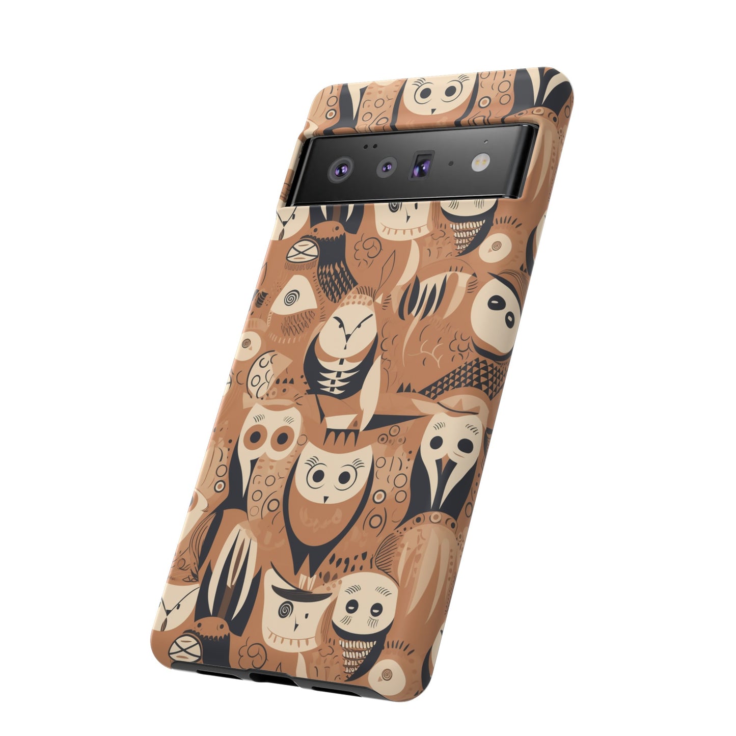 Abstract Owl - Phone Case