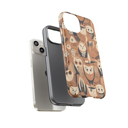 Abstract Owl - Phone Case