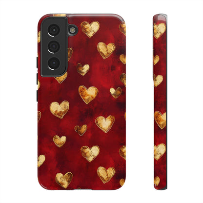 Midas Touch: Gilded Hearts - Phone Case