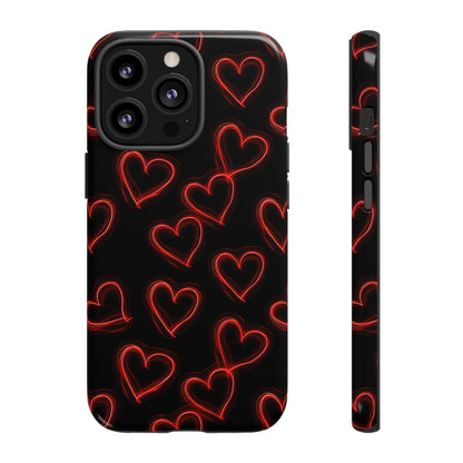 Neon Heartbeat - Phone Case