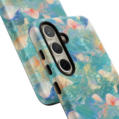 Watercolour Seashell Wonders - Protective Tough Phone Case