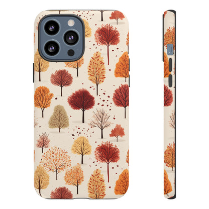 Gradient Grove: Autumn's Diverse Palette - Tough Phone Case