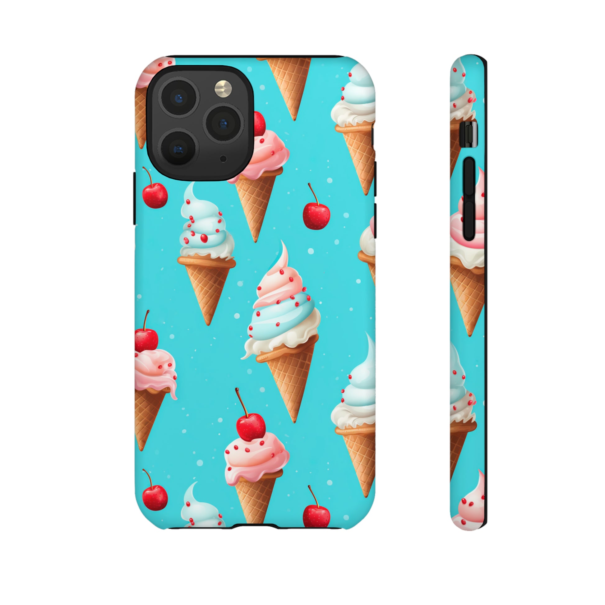 Sundae Funday - Ice Cream Cone Pattern Phone Case - iPhone & Samsung Compatible Phone Case Pattern Symphony   