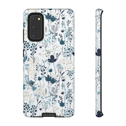 Serene Blue Wildflower - Phone Case