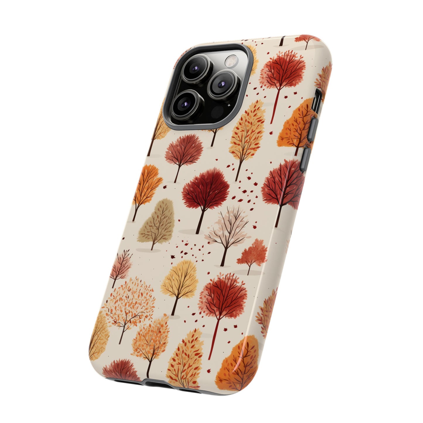 Gradient Grove: Autumn's Diverse Palette - Tough Phone Case