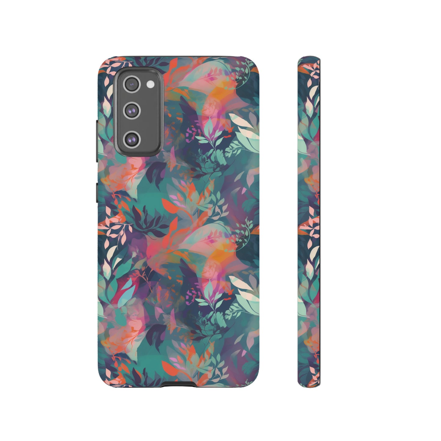 Botanical Bliss - Stylized Abstract Flower Design Tough Phone Case