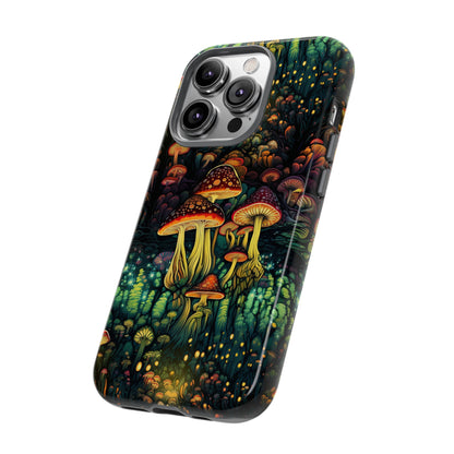 Neon Hallucinations: An Illuminated Autumn Spectacle - Tough Phone Case