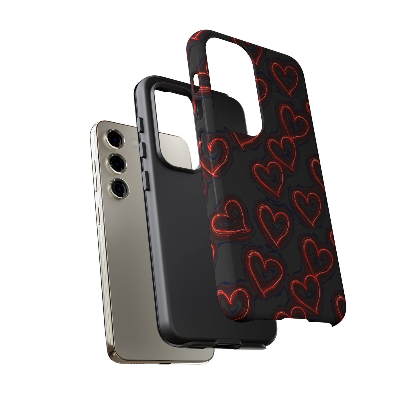 Neon Heartbeat - Phone Case