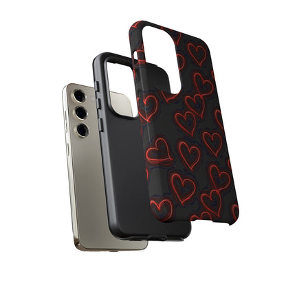 Neon Heartbeat - Phone Case