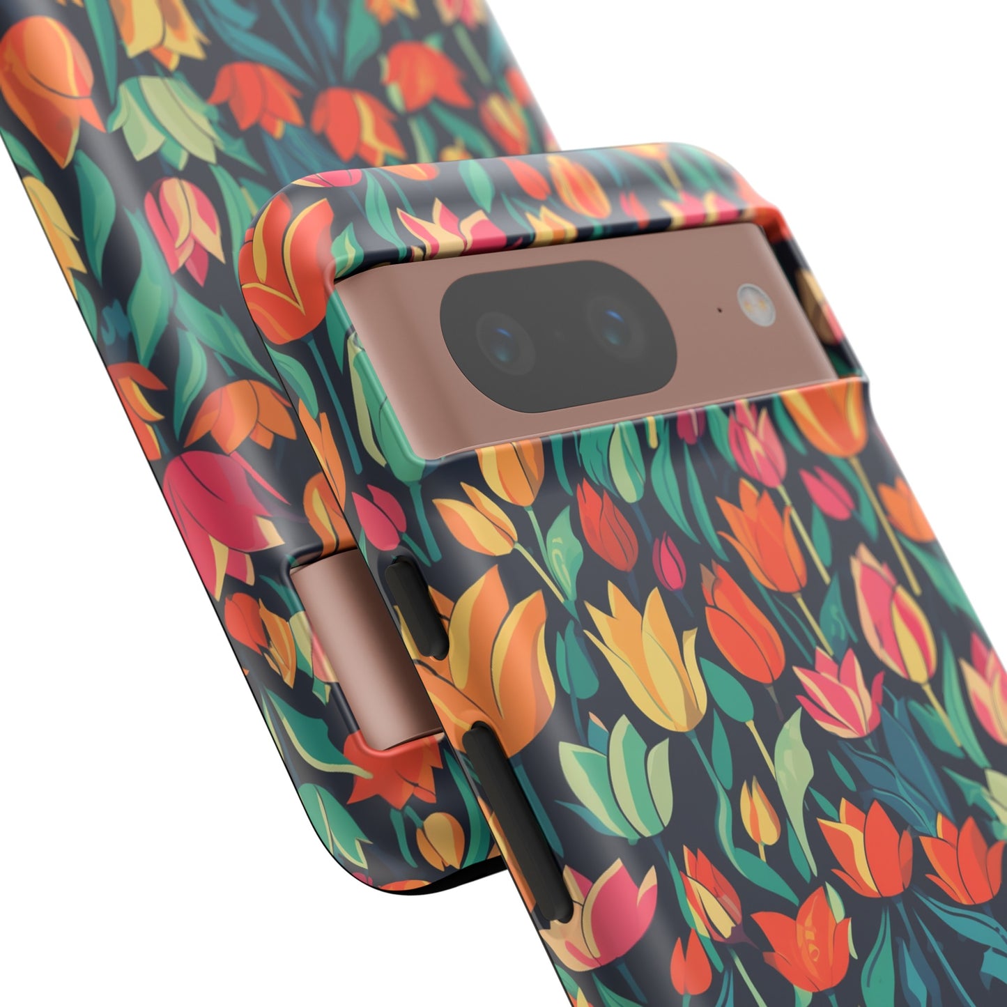 Tulip Medley Tough Phone Case - Vibrant Spring Floral Design