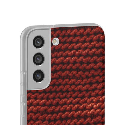 Autumn Yarn Chronicles - Warmth and Tradition in a Flexible Phone Case