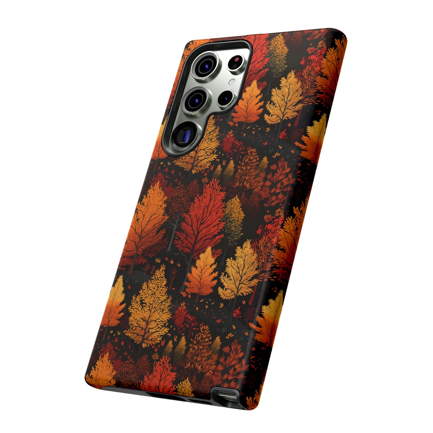 Bronzed Forest: A Chromatic Landscape - Tough Phone Case