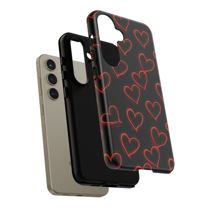 Neon Heartbeat - Phone Case