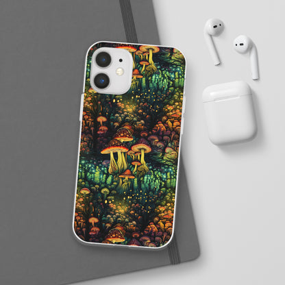 Neon Hallucinations: An Illumulated Autumn Spectacle - Flexible Phone Case