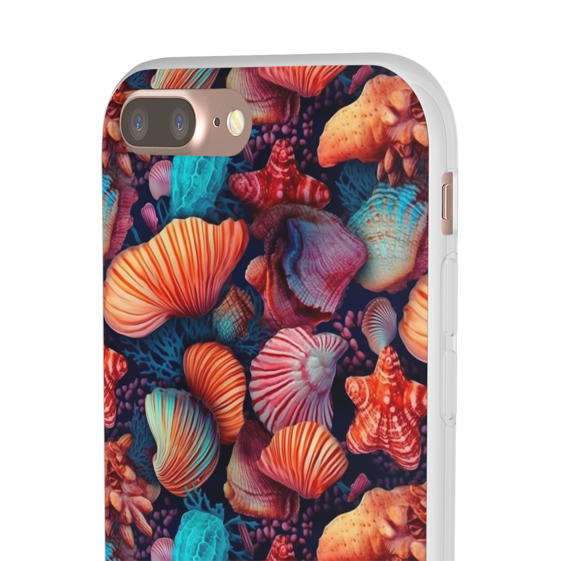 Vibrant Shallow Seascape - Flexible Phone Case Phone Case Pattern Symphony   