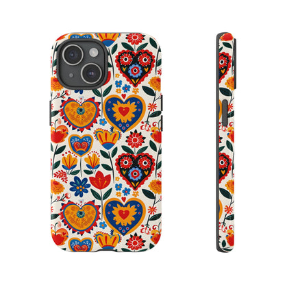 Whimsical Hearts - Phone Case