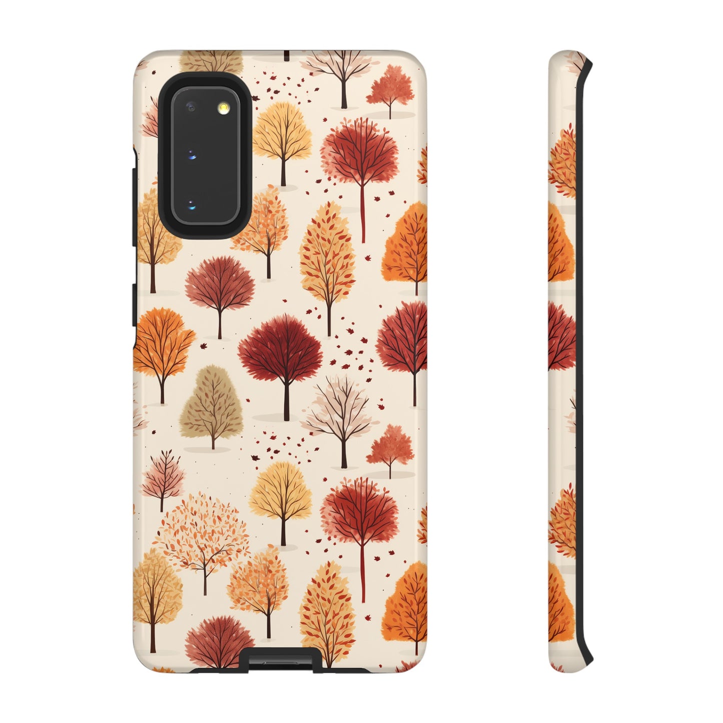 Gradient Grove: Autumn's Diverse Palette - Tough Phone Case