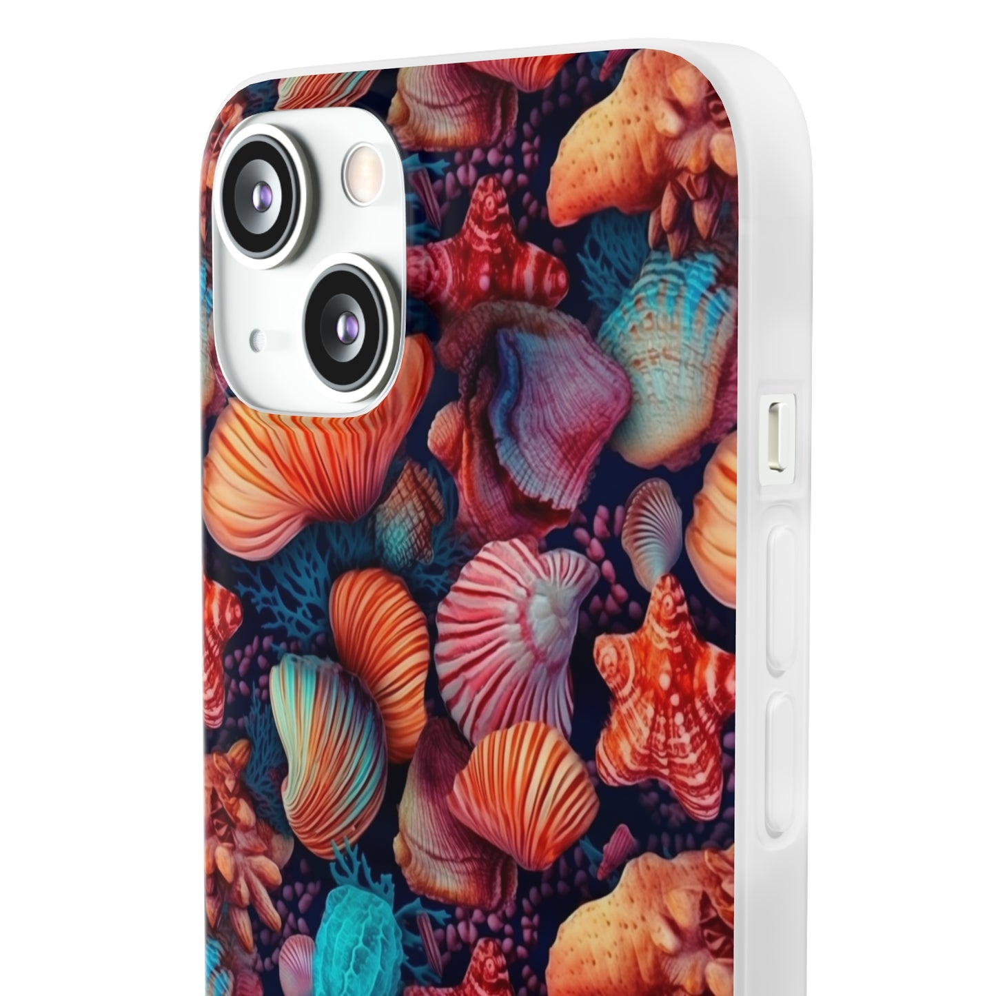 Vibrant Shallow Seascape - Flexible Phone Case Phone Case Pattern Symphony   