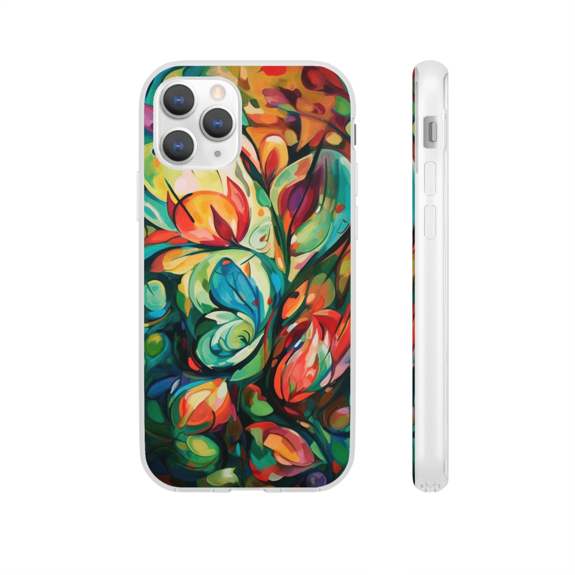 Spring Flourish Phone Case - Artistic Floral Elegance - Spring Collection - Flexi Cases Phone Case Pattern Symphony   