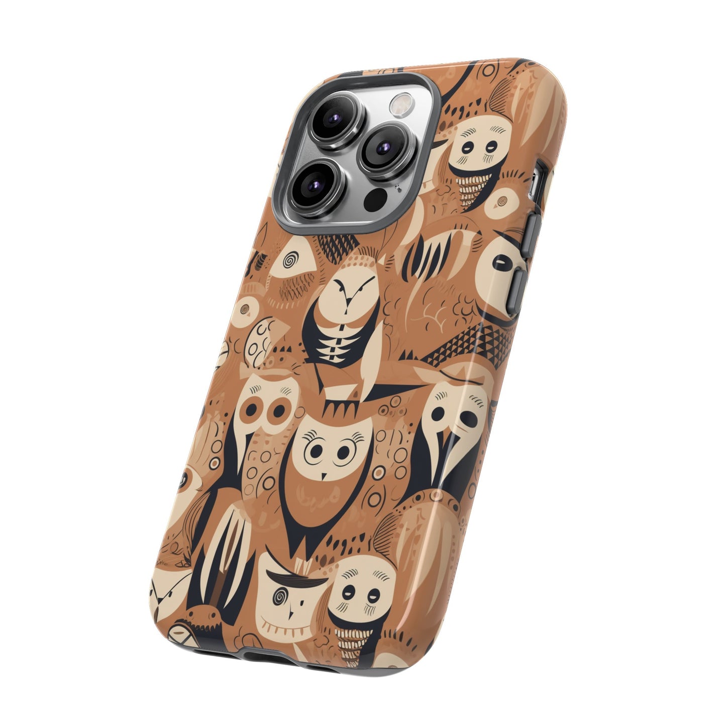 Abstract Owl - Phone Case