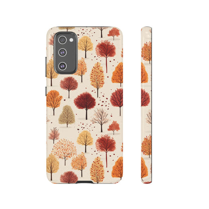 Gradient Grove: Autumn's Diverse Palette - Tough Phone Case