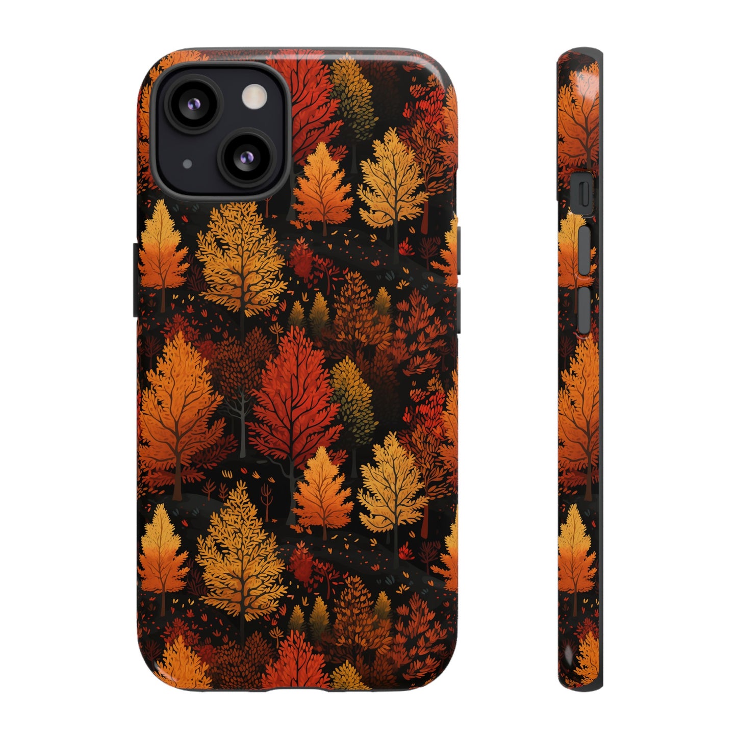 Bronzed Forest: A Chromatic Landscape - Tough Phone Case