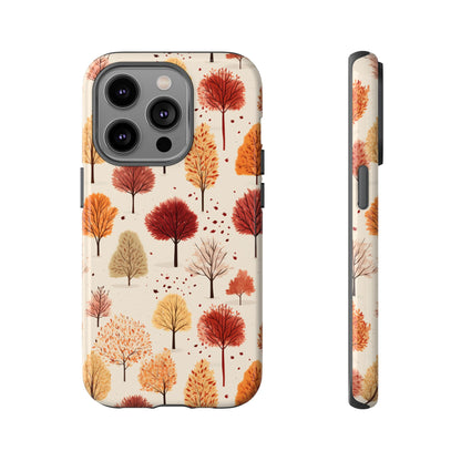 Gradient Grove: Autumn's Diverse Palette - Tough Phone Case