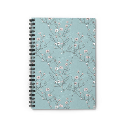 Sakura Symphony Spiral Notebook - Lined Pages with Elegant Cherry Blossom Cover Paper products Pattern Symphony   