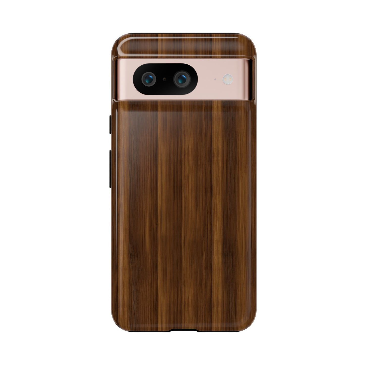 Luxurious Faux Dark Walnut Essence Phone Case - Rich and Refined Natural Wood Design - Tough Cases