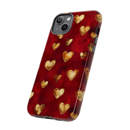 Midas Touch: Gilded Hearts - Phone Case