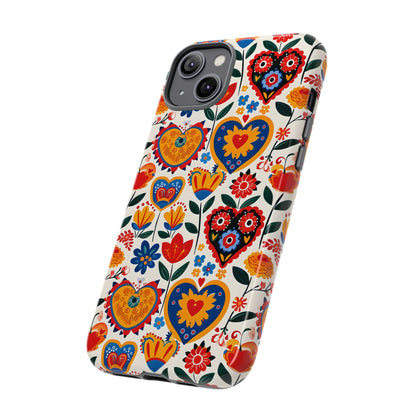 Whimsical Hearts - Phone Case