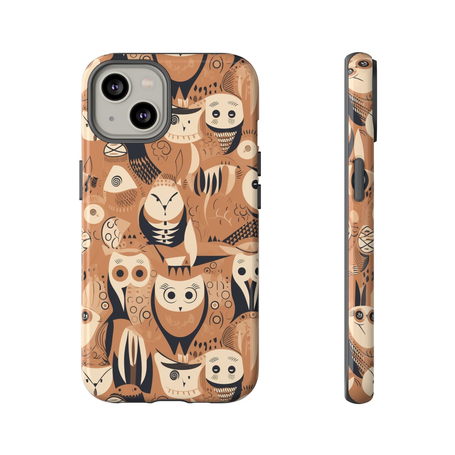 Abstract Owl - Phone Case