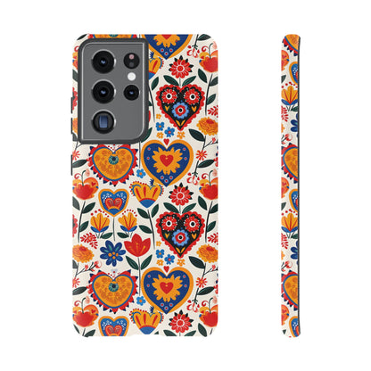 Whimsical Hearts - Phone Case