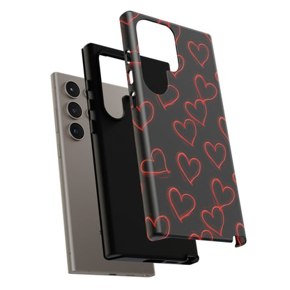 Neon Heartbeat - Phone Case