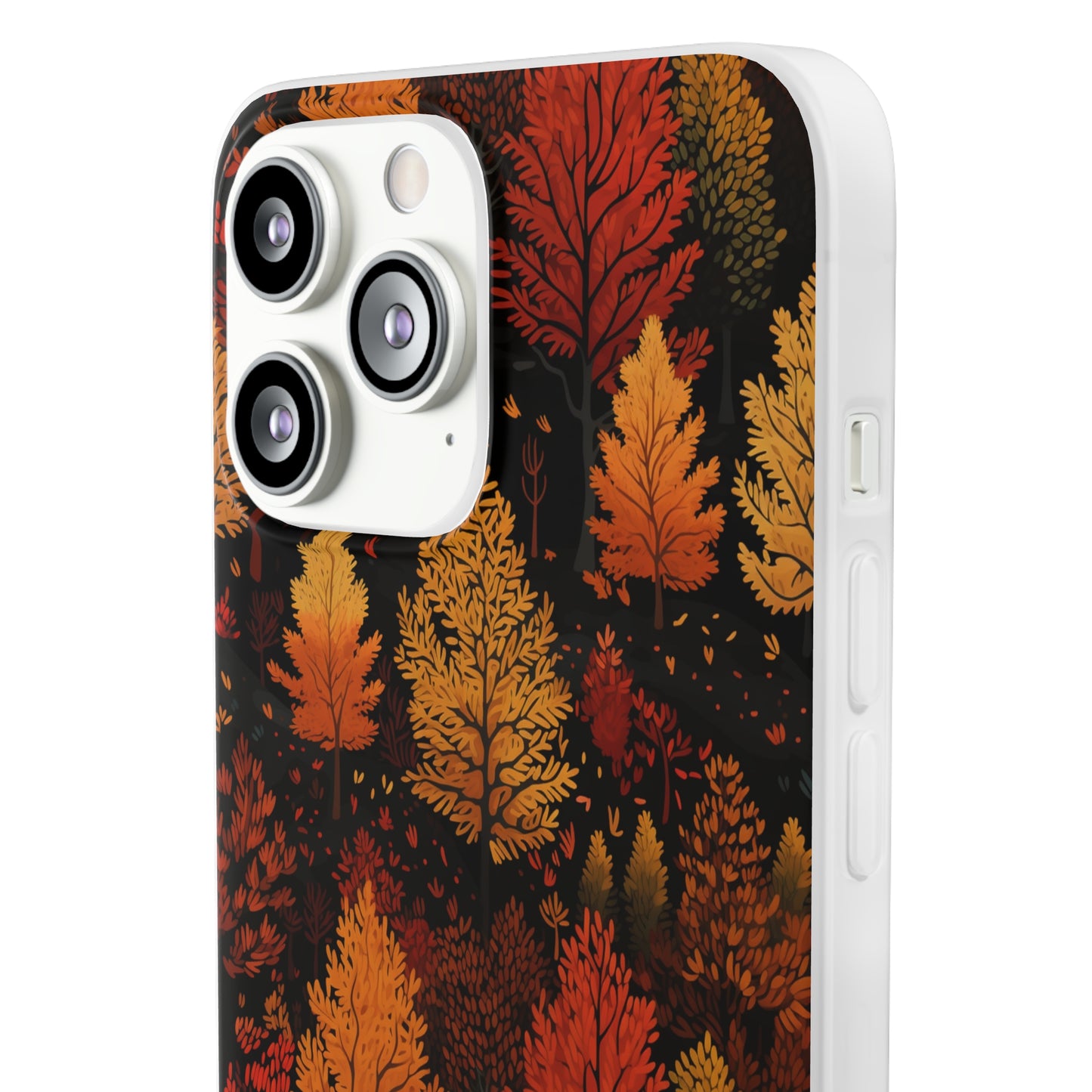 Bronzed Forest: A Chromatic Landscape - Flexible Phone Case