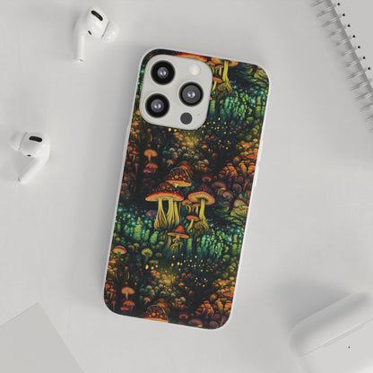 Neon Hallucinations: An Illumulated Autumn Spectacle - Flexible Phone Case