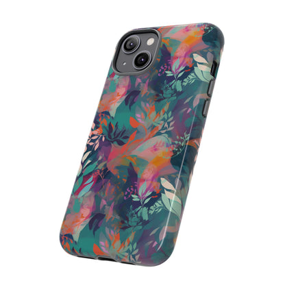 Botanical Bliss - Stylized Abstract Flower Design Tough Phone Case