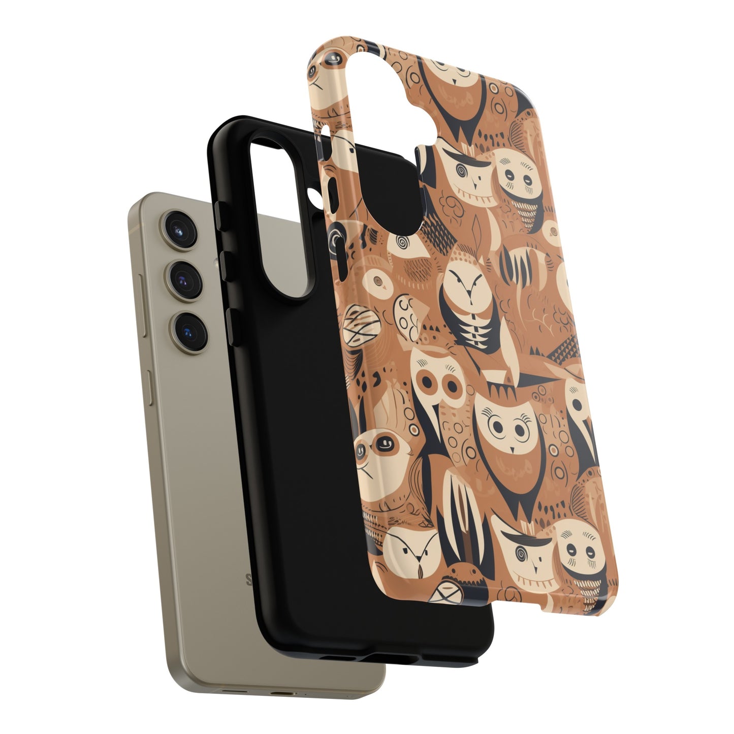 Abstract Owl - Phone Case