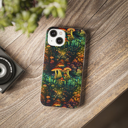 Neon Hallucinations: An Illumulated Autumn Spectacle - Flexible Phone Case