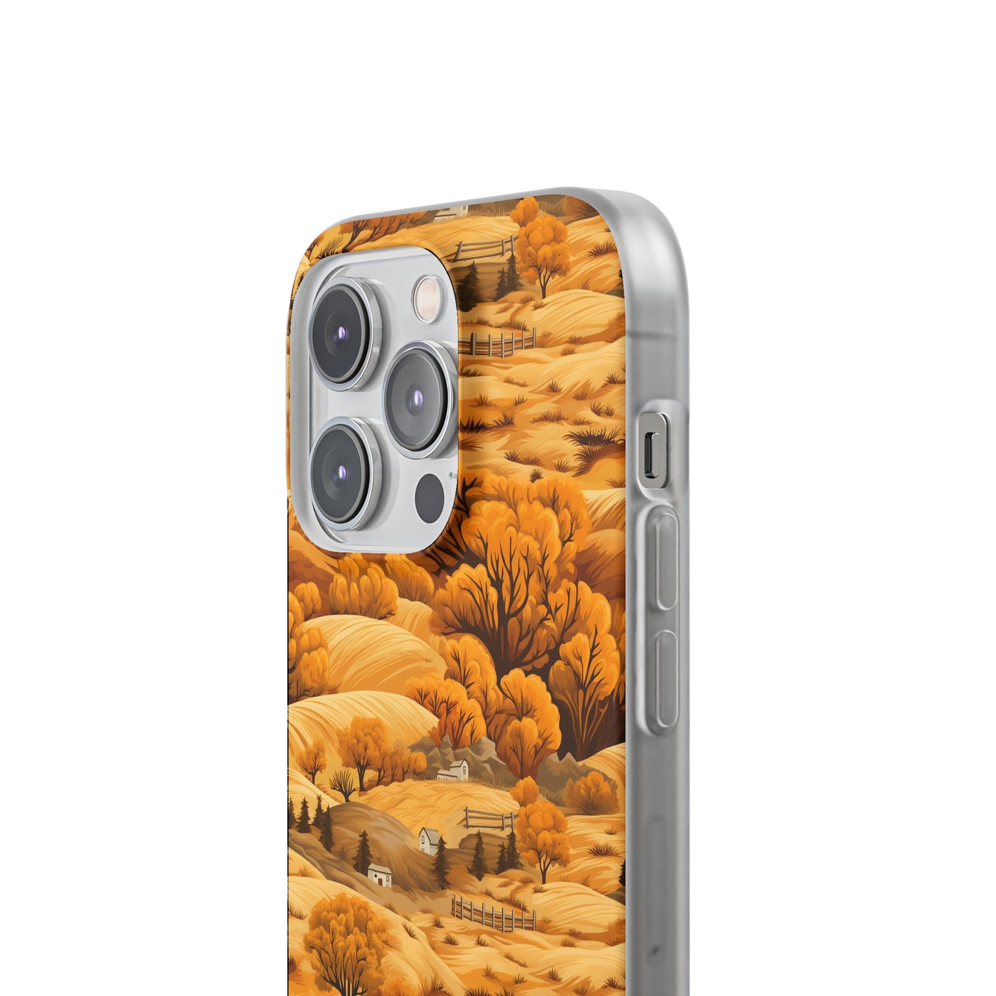 Rural Rhapsody: Early Autumn Farm Tales - Flexible Phone Case