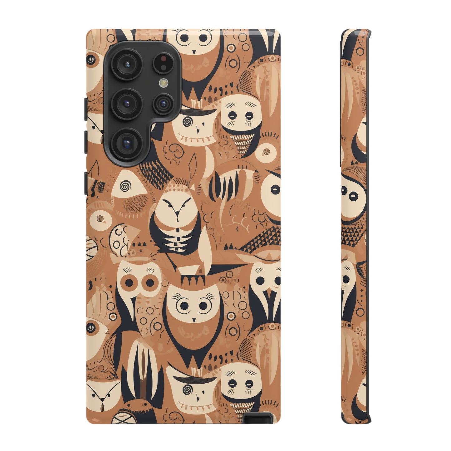 Abstract Owl - Phone Case