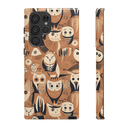 Abstract Owl - Phone Case