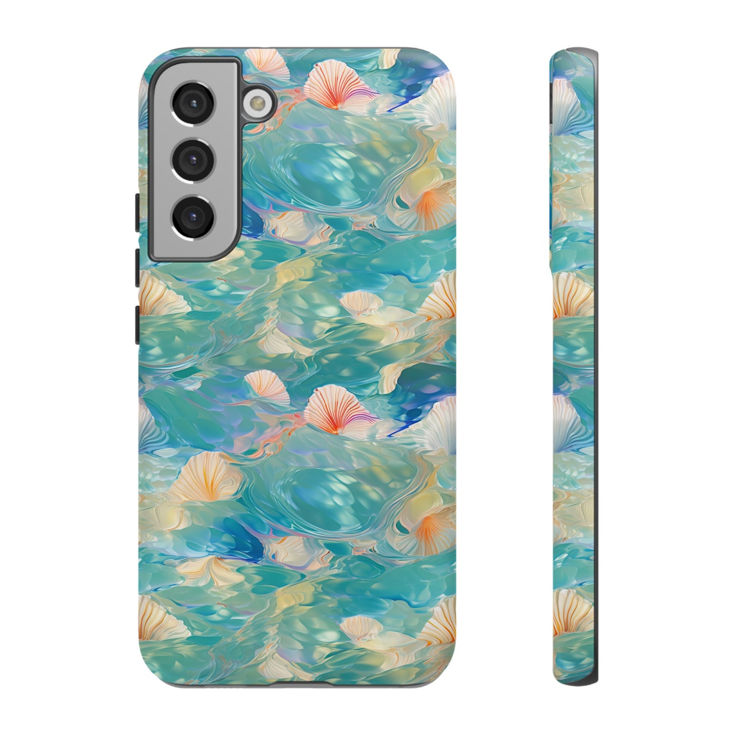 Watercolour Seashell Wonders - Protective Tough Phone Case