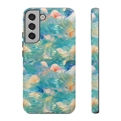 Watercolour Seashell Wonders - Protective Tough Phone Case