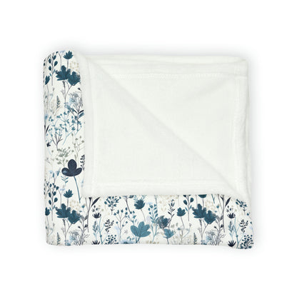 Serene Blue Wildflower - Sofa Throws