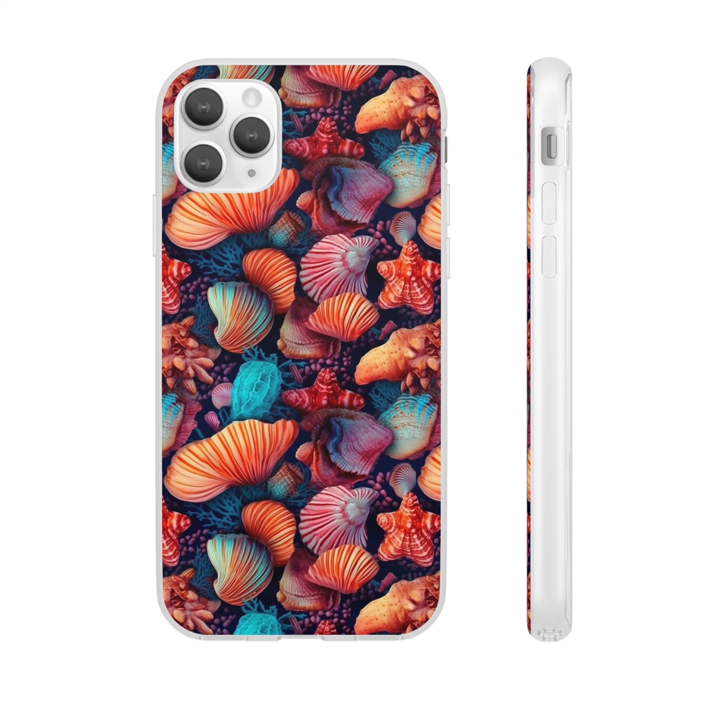 Vibrant Shallow Seascape - Flexible Phone Case Phone Case Pattern Symphony   