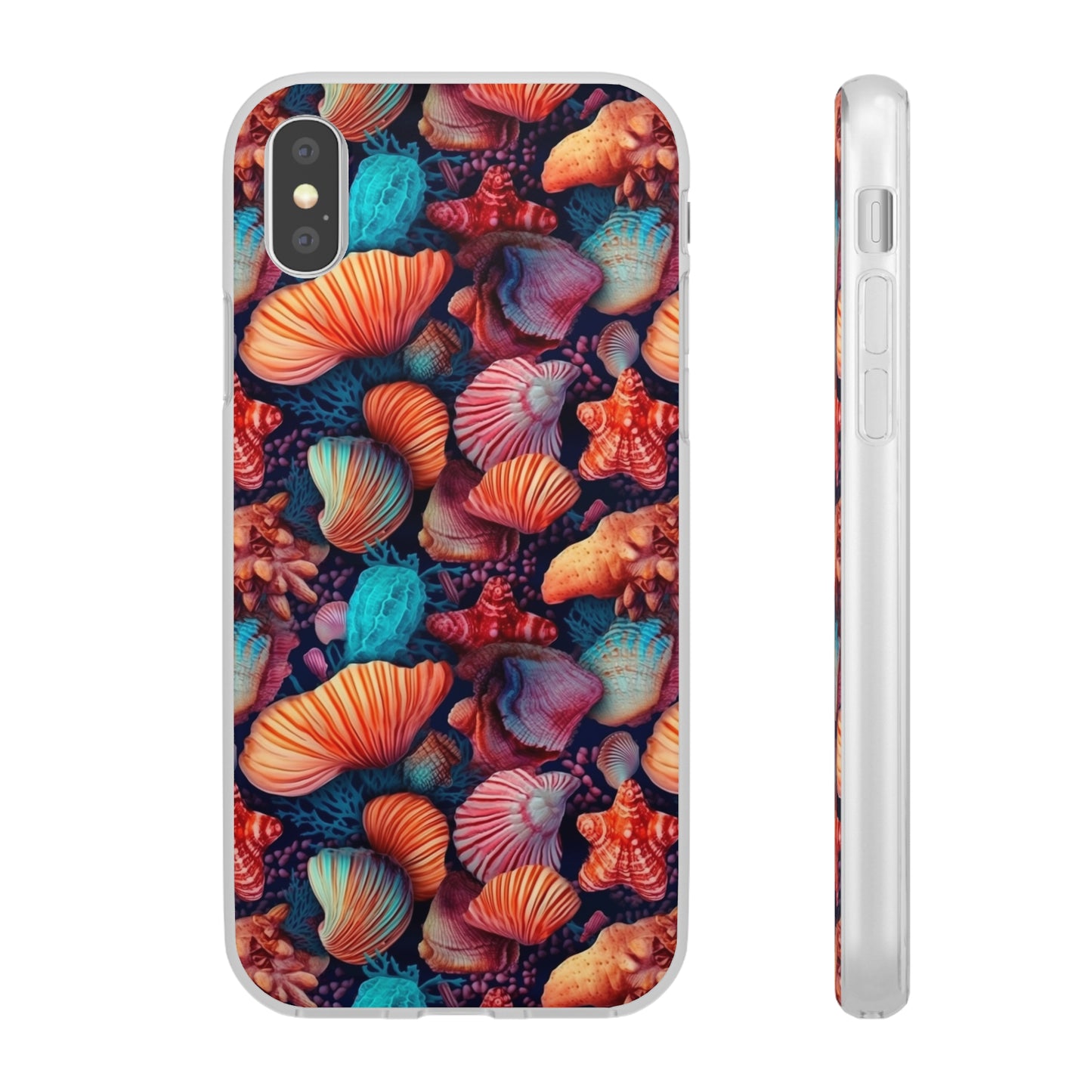 Vibrant Shallow Seascape - Flexible Phone Case Phone Case Pattern Symphony   