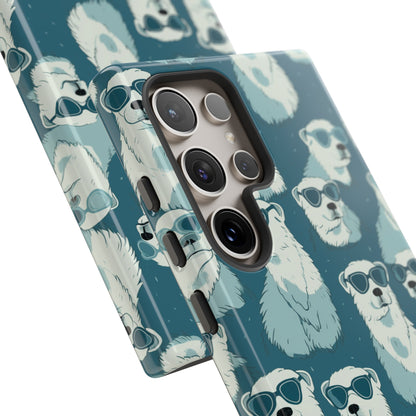 Chillin' Polar Bears Tough Phone Case