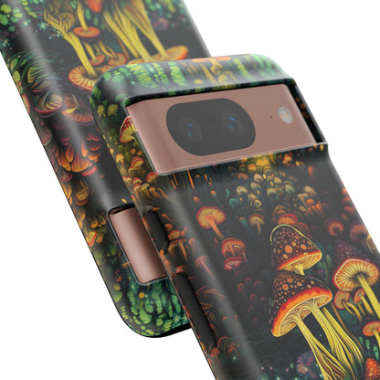 Neon Hallucinations: An Illuminated Autumn Spectacle - Tough Phone Case