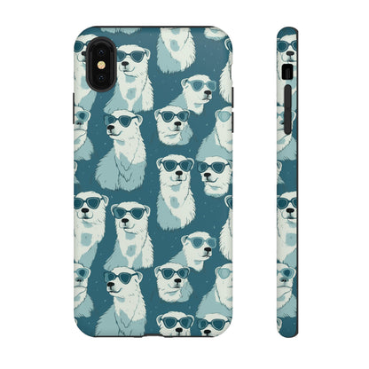 Chillin' Polar Bears Tough Phone Case